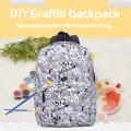 Attractive Best selling Graffiti Backpack Painting Bag